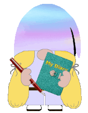 Dear Diary Gnome Sticker