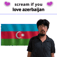Azerbaijan Flag Sticker
