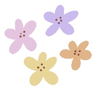 withnadira cute rainbow flower pastel Sticker
