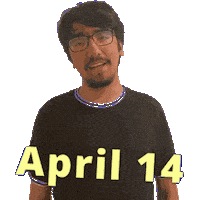 April 14 Sticker