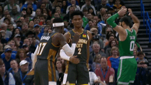 High Five Regular Season GIF by NBA
