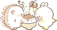 Hungry Food Sticker by mini Hana