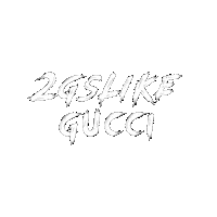 2gslike-gucci  Sticker