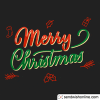 Happy Merry Christmas GIF by sendwishonline.com