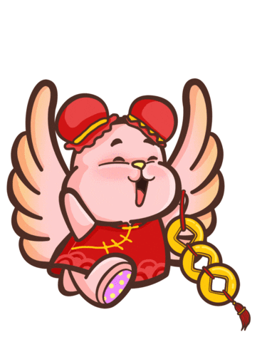 pig Sticker by goyipipi