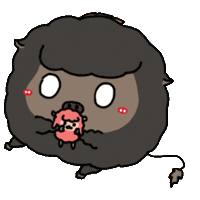Pig 看 Sticker by 花的手繪日記