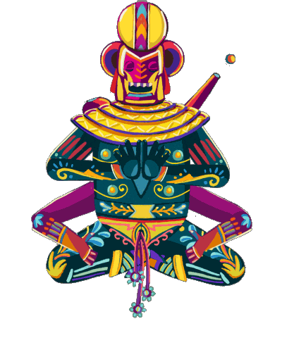crankbunny trippy thinking superhero focus Sticker