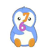 6 7 Penguin Sticker by Pudgy Penguins