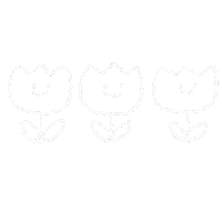 tzuwuwu simple 花 hana tulip Sticker