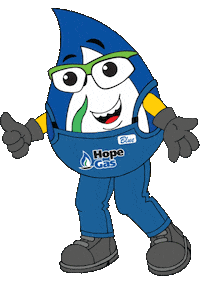 blue green thumbs up hope flame Sticker