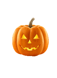 Jack O Lantern Halloween Sticker by Alena Geyzer