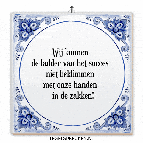 Spreuk Succes GIF by Tegelspreuken.nl