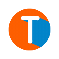 Orange Abc Sticker