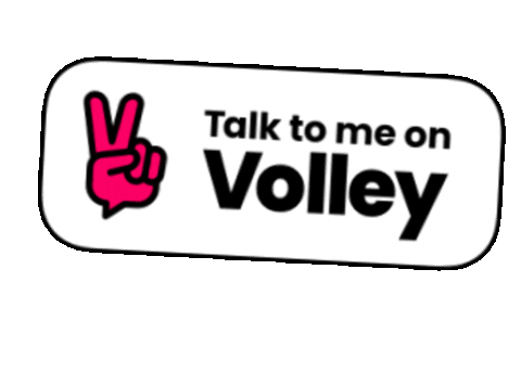 Talk To Me Sticker Sticker by Volley