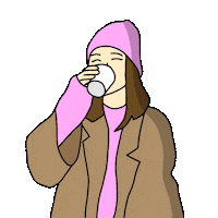 Girl Bebida Sticker