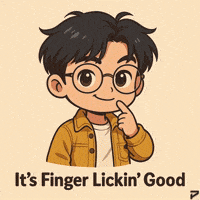 Finger Lickin Good Smirk GIF by Persona