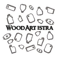 Hand Made Wood Sticker by Barbaramtbbq