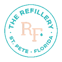 refilleryfl zerowaste refill refillery refillerystpete Sticker