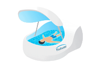 Relax Floating Sticker by Flutuar Float Center