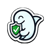 humbleshark shark security shield protection Sticker