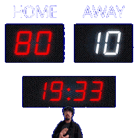 10 Away Sticker