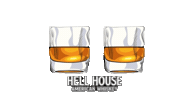 Cheers Drinking Sticker by Hell House Whiskey