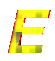 Glitch E Sticker by #BASILIO