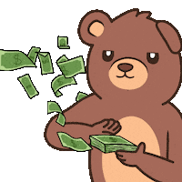 Make It Rain Money Sticker by BEARISH