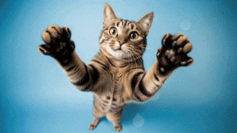 Cat Jump GIF by Salih Kizilkaya