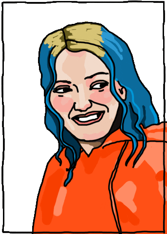 MarionMenardi kate winslet clementine eternal sunshine of the spotless mind marionmdessin Sticker