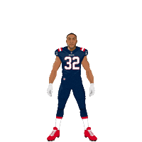 Might As Well Jump New England Patriots Sticker by Panini America