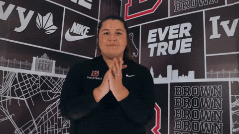 Nicole Peterson GIF by Brown Volleyball