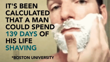 Too Much Time Shaving