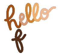 Fall Hello Sticker