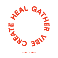 ethelsclub club social vibe create Sticker