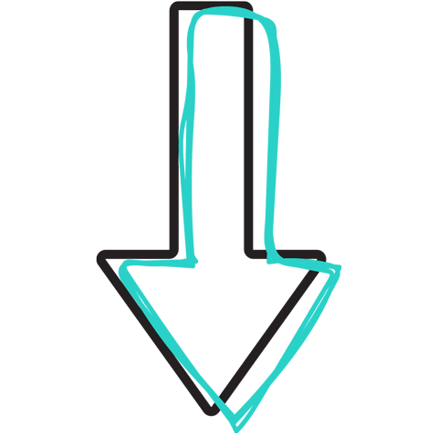 Look Arrow Sticker by La Trividad