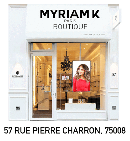 champs elysees hair Sticker by Myriam K Paris