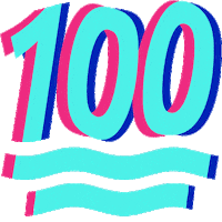 mag3 100 one hundred cien mag3 Sticker