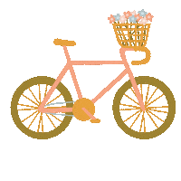 Flower Basket Summer Sticker