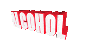text alcohol Sticker