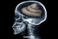 Skull Poop GIF