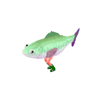 Big Fish Ok Sticker by Fantastic3dcreation