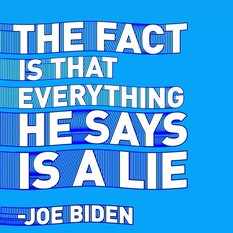 Be Quiet Joe Biden GIF by Creative Courage