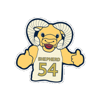 shepherdu shepherd shepherd university shepherduniversity shepherdrams Sticker