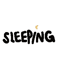 Night Time Sleeping Sticker