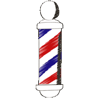 holytiger tiger barber haircut barbershop Sticker