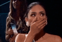 Shocked Miss Universe GIF