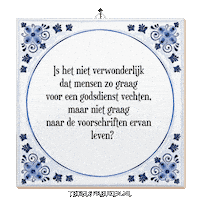 Humor Respect Sticker by Tegelspreuken.nl