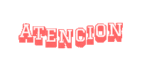 Atencion Sticker