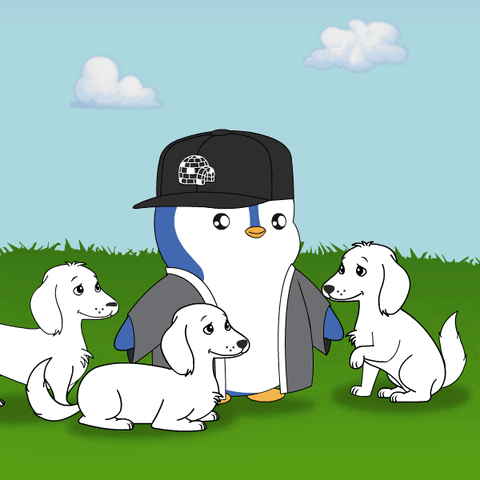 Dog GIF by Pudgy Penguins